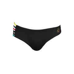 Karl Lagerfeld Black Elastane Swimwear