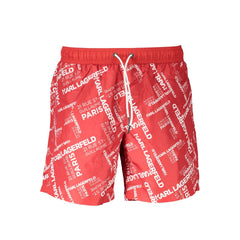 Karl Lagerfeld Red Polyester Swimwear