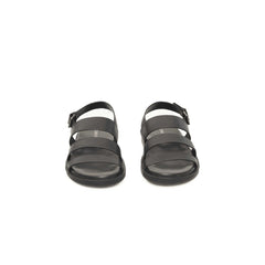 Cerruti 1881 Black Cowhide Men Sandal