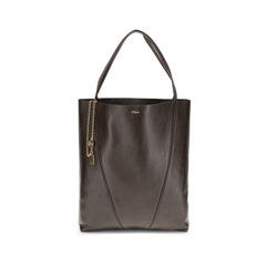 Chloé Brown Calf Leather Bos Taurus Shoulder Bag