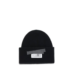 MM6 Black Wool Beanie
