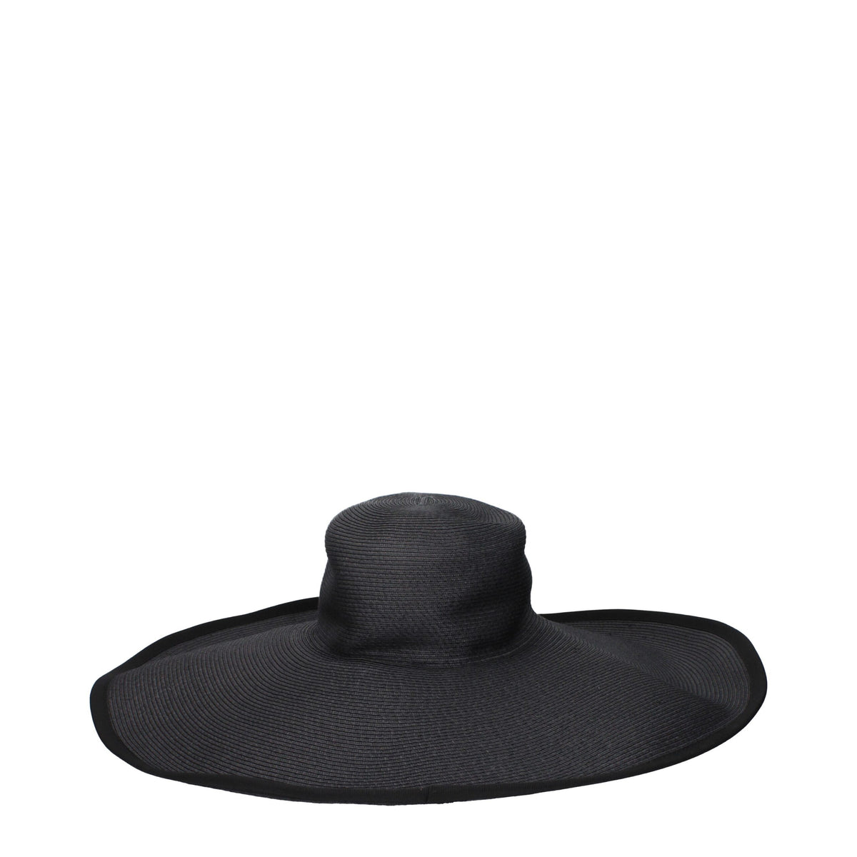 Max Mara Black Paper Sunhat