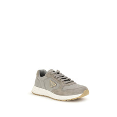 Prada Gray Recycled Polyamide Athletic Sneakers