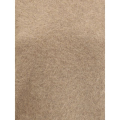 P.A.R.O.S.H. Beige Raccoon Fur Sweatshirt