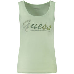 Guess Jeans Green Cotton Tank Top