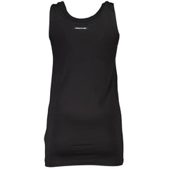 Cavalli Class Black Cotton Tank Top