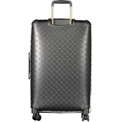 Guess Jeans Black Polyethylene Luggage And Travel