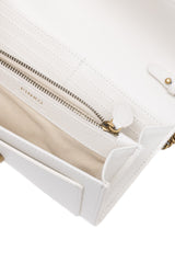 PINKO White Leather One Simply Love Mini Bag
