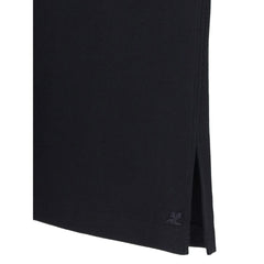 Courrèges Black Cotton Top