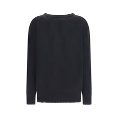 Jil Sander Black Wool Sweatshirt