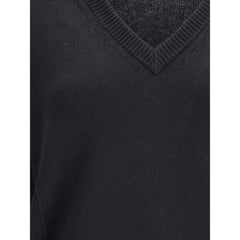 Jil Sander Black Wool Sweatshirt
