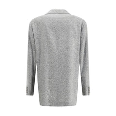 Brunello Cucinelli Gray Wool Blazer