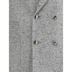 Brunello Cucinelli Gray Wool Blazer