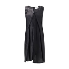 Margiela Black Acetate Casual Dress
