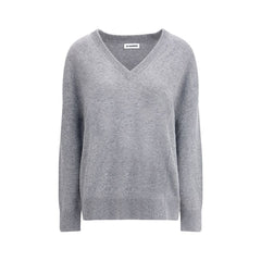 Jil Sander Gray Wool Sweatshirt
