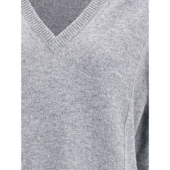 Jil Sander Gray Wool Sweatshirt