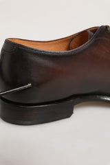 Dolce & Gabbana Brown Leather Lace Up Dress Men Derby Shoes