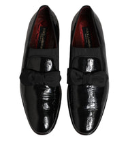Dolce & Gabbana Leather Loafers Men Formal Dress Shoes