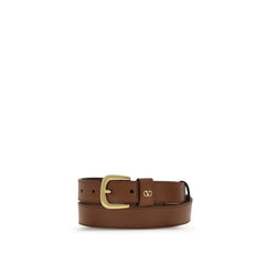 Valentino Garavani Brown Leather Regular Belt