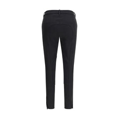 Burberry Black Cotton Casual Pants