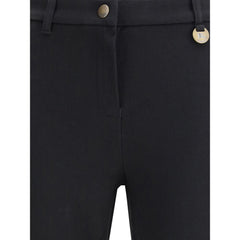 Burberry Black Cotton Casual Pants