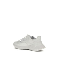 Dolce & Gabbana White Polyamide Athletic Sneakers