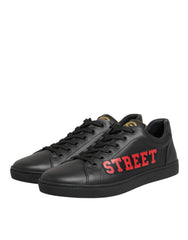Dolce & Gabbana Black Street Life Low Top Men Sneakers Shoes