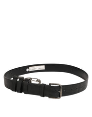 Dolce & Gabbana Black Key Ring Clip Attachments Buckle Belt