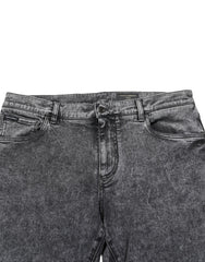 Dolce & Gabbana Gray Cotton Slim Fit Denim Trouser Jeans