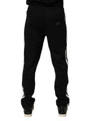Dolce & Gabbana Black Cotton Jogger Sweatpants Trouser Pants