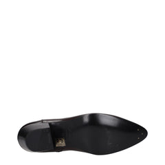 Celine Red Leather Ankle Boots