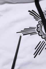 Dolce & Gabbana White Sacred Heart Hooded Sweatshirt Sweater