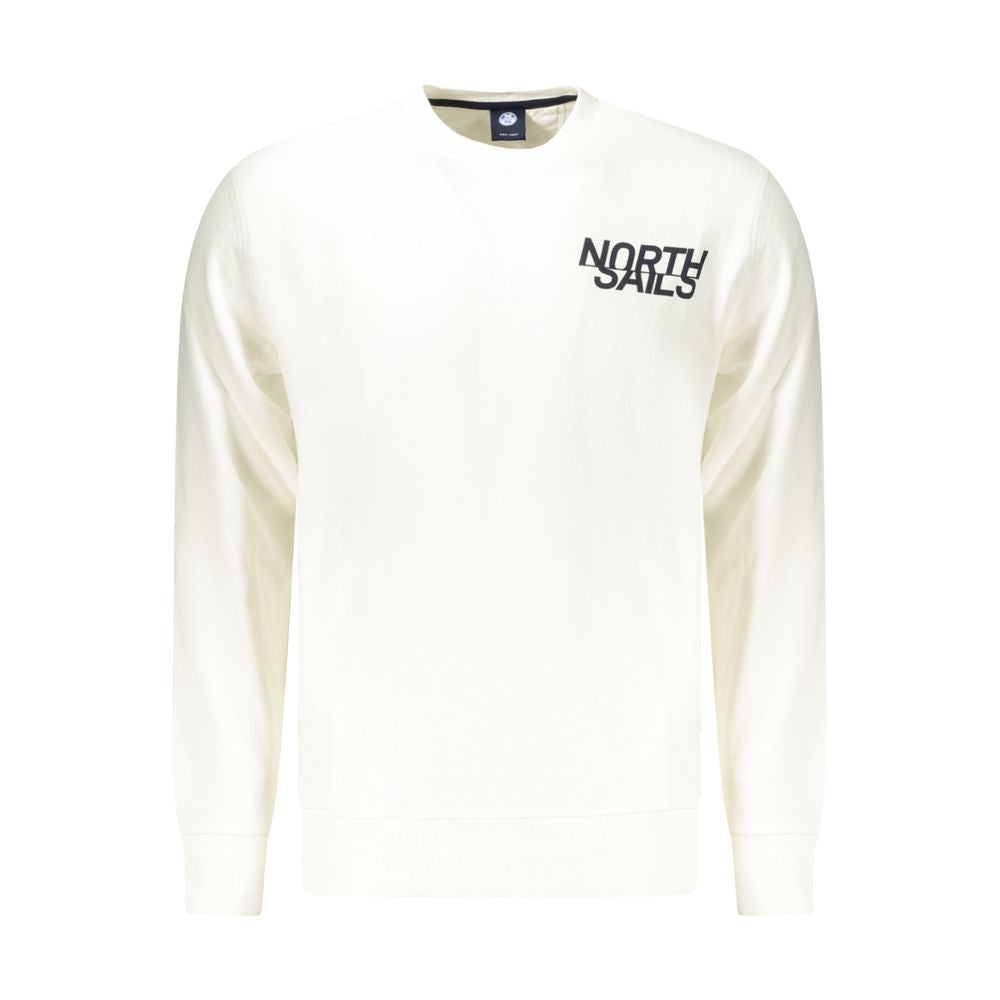 North Sails White Cotton Sweatshirt