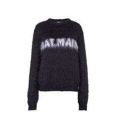 Balmain Black Mohair Sweatshirt