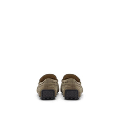 Tod's Beige Suede Leather Moccassin