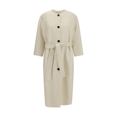 Aftercoat Cream Fleece Wool Coat