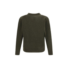 Brooksfield Green Fleece Wool Cardigan