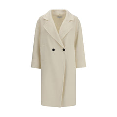 Aftercoat Cream Fleece Wool Coat