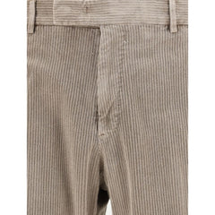 PT Torino Beige Cotton Pants