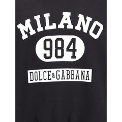 Dolce & Gabbana Black Cotton Sweatshirt