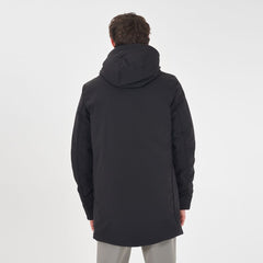 Yes Zee Black Nylon Jackets & Coat