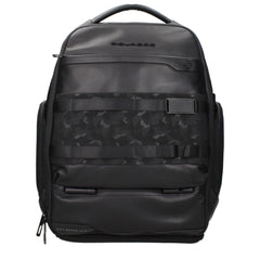 Piquadro Black Leather Backpack