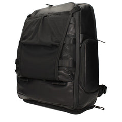 Piquadro Black Leather Backpack
