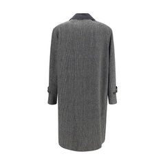 Margiela Gray Fleece Wool Coat
