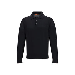 Cruna Black Wool Sweatshirt