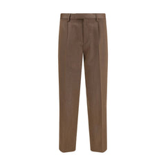 ZEGNA Brown Wool Dress Pants