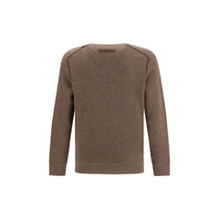 ZEGNA Brown Cashmere Cashmere Sweater