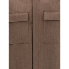 ZEGNA Brown Wool Coat