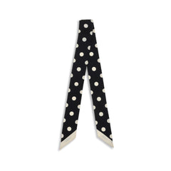 Valentino Garavani Black Silk Scarf