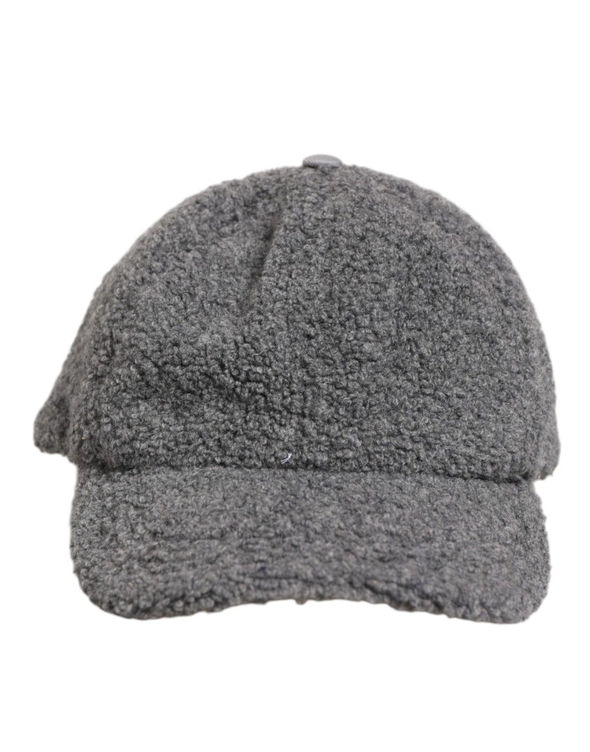 Dolce & Gabbana Gray Wool Fleece Rapper Men Baseball Capello Hat